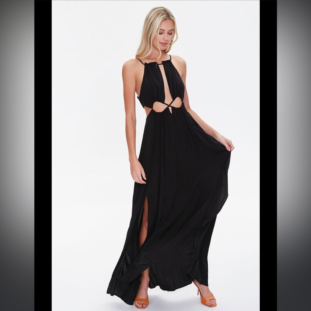 M-Slit Maxi Dress